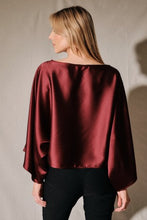 Load image into Gallery viewer, Evangeline Satin Poncho Top
