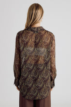 Load image into Gallery viewer, Pretty In Paisley Button Down Blouse
