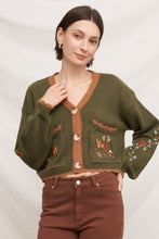 Load image into Gallery viewer, Feeling Foxy Embroidered Sweater
