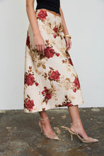 Load image into Gallery viewer, Petals In Paris Floral Midi Skirt
