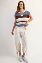 Load image into Gallery viewer, Coffee Chat Striped Sweater
