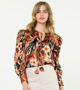 Falling For You Floral Blouse