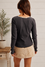 Load image into Gallery viewer, Regal Lace Long Sleeve Top
