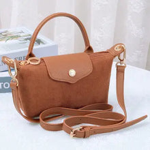 Load image into Gallery viewer, Miley Suede Handle/Crossbody Bag
