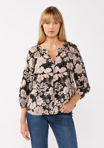 Radiant Beauty Floral Print Blouse