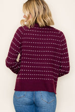 Load image into Gallery viewer, Weekend Mood Dot Sweater
