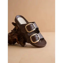 Load image into Gallery viewer, Desiree Woven Buckle Slide
