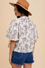 Load image into Gallery viewer, Morning Mist Floral Camp Shirt
