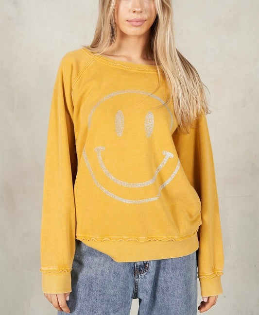 Oh Happy Day Smiley Sweatshirt