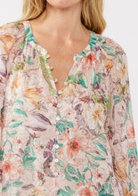 Load image into Gallery viewer, Lush Garden Button Down Blouse
