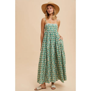 Spring Harmony Floral Maxi Dress