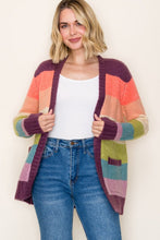 Load image into Gallery viewer, Sunrise Sunset Striped Cardigan
