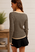 Load image into Gallery viewer, Stripe Appeal Long Sleeve Top

