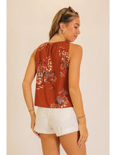 Load image into Gallery viewer, Abundance Floral High Neck Top
