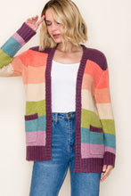 Load image into Gallery viewer, Sunrise Sunset Striped Cardigan
