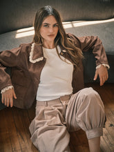 Load image into Gallery viewer, Every Detail Crochet Suede Jacket
