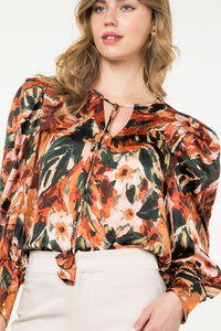 Falling For You Floral Blouse