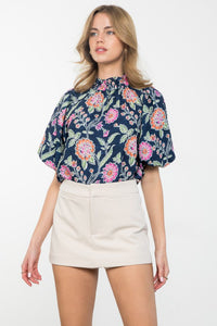 Sowing Seeds Of Love Floral Blouse