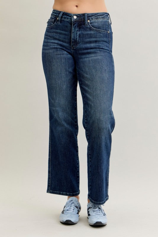 Harmony Mid-Rise Petite Straight Jeans