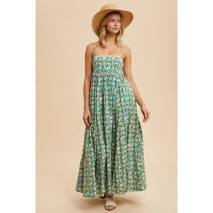 Spring Harmony Floral Maxi Dress