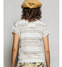 Load image into Gallery viewer, Afterglow Lace V-Neck Top
