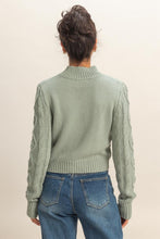 Load image into Gallery viewer, Snuggly Days Cable Knit Sweater
