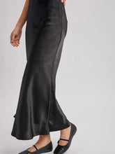 Load image into Gallery viewer, Refined Beauty Satin Midi Skirt

