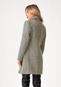 She's A Classic Chevron Coat