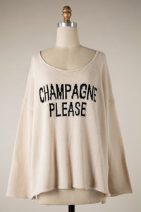 Champagne Please Pullover Sweater