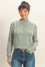 Load image into Gallery viewer, Snuggly Days Cable Knit Sweater
