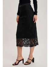 Load image into Gallery viewer, Main Attraction Lace Midi Skirt
