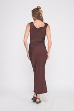 Load image into Gallery viewer, Twilight Cowl Neck Midi Slip Dress
