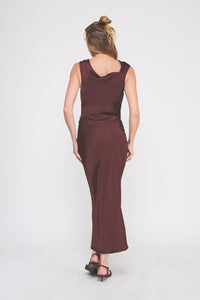 Twilight Cowl Neck Midi Slip Dress