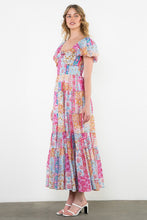 Load image into Gallery viewer, Spring Fling Colorful Tiered Maxi Dress
