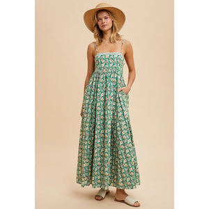 Spring Harmony Floral Maxi Dress