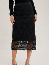 Load image into Gallery viewer, Main Attraction Lace Midi Skirt
