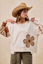 Load image into Gallery viewer, Amber Petals Patchwork Top
