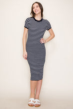 Load image into Gallery viewer, Everything You Need Striped Midi Dress
