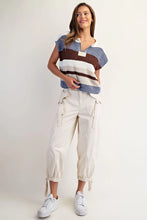 Load image into Gallery viewer, Coffee Chat Striped Sweater
