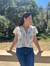 Load image into Gallery viewer, Botanical Grace Floral Top
