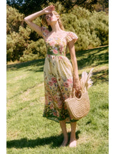 Load image into Gallery viewer, Garden Tea Party Floral Dress
