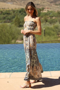 bombshell maxi dress BHLDN Bustier Bombshell Maxi Dress