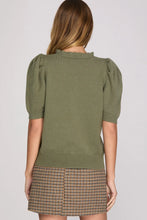 Load image into Gallery viewer, Willow Grace Ruffled Neck Sweater
