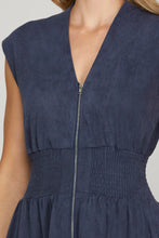 Load image into Gallery viewer, Celestial Delight Zip Front Midi Dress
