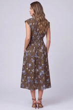 Load image into Gallery viewer, Vineyard Stroll Zip Front Midi Dress
