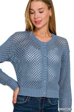 Load image into Gallery viewer, Full Of Light Crochet Cardigan
