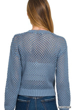 Load image into Gallery viewer, Full Of Light Crochet Cardigan
