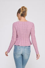 Load image into Gallery viewer, Sand Dollar Lace Peplum Top
