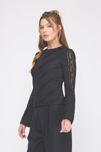 Load image into Gallery viewer, Miranda Mixed Lace Top
