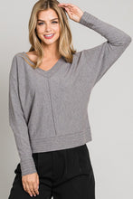 Load image into Gallery viewer, Cozy Elegance V-Neck Sweater
